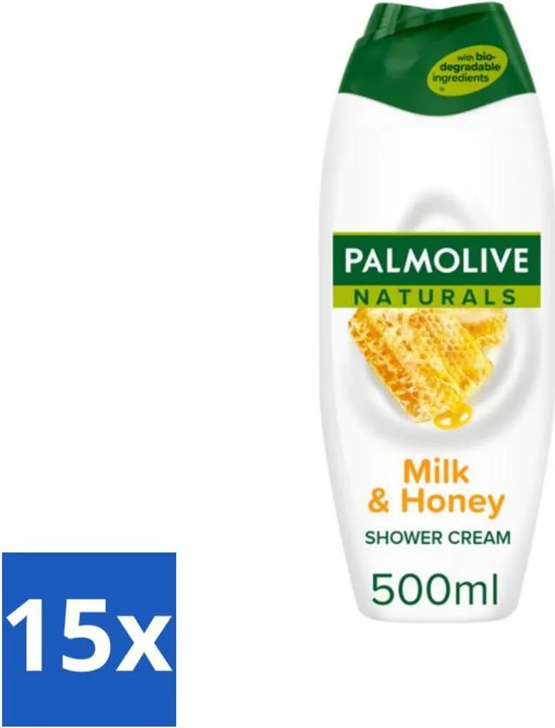 Offerta Palmolive Latte e Miele - 15 Bottiglie da 500 ml - Risparmio