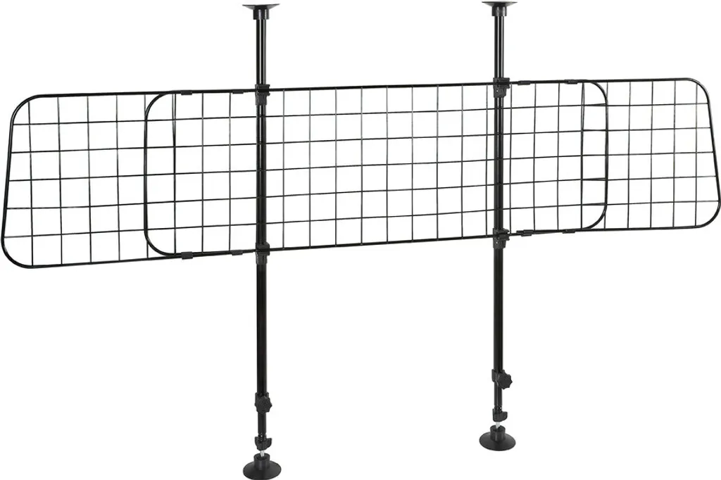 Séparateur de coffre télescopique en métal pour transport animaux et colis