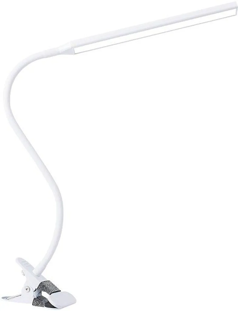 Liseuse LED à pince pour tête de lit 10W blanche éclairage modulable