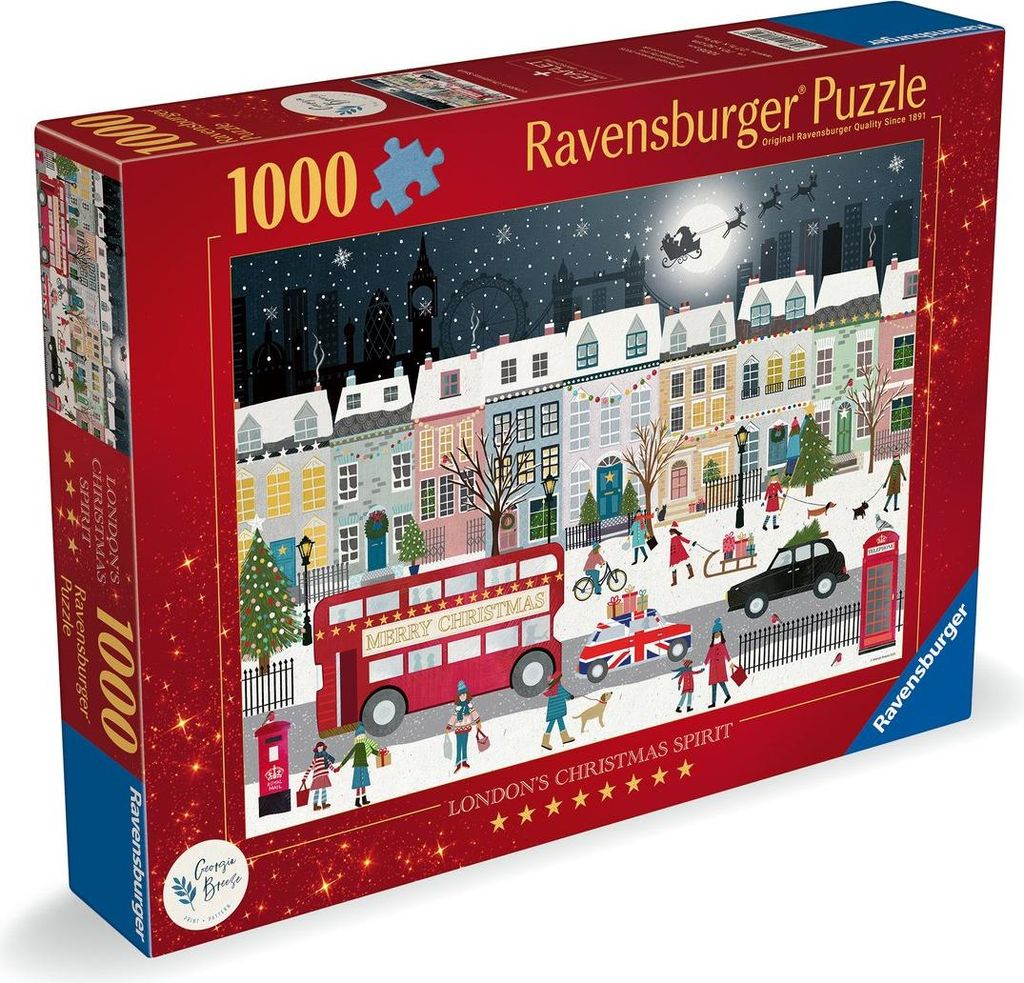 Ravensburger 12001584, 1000 pièce(s), Noël, 12 année(s) Image du produit 