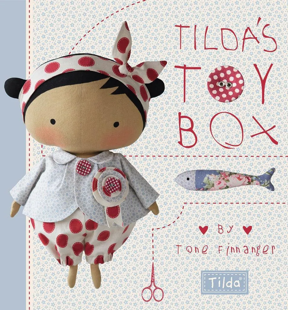 Livre Tilda's Toy Box patron poupée scandinave et doudou en tissu DIY