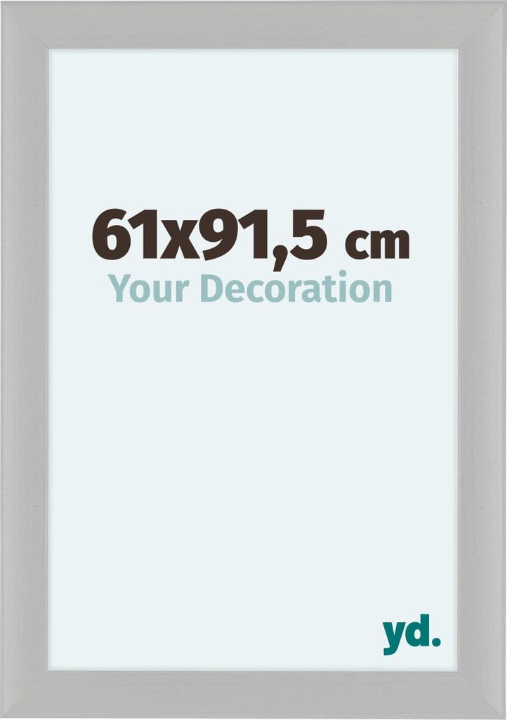 Bilderrahmen, 61x91.5 cm, Weiß Gemasert, MDF, Como