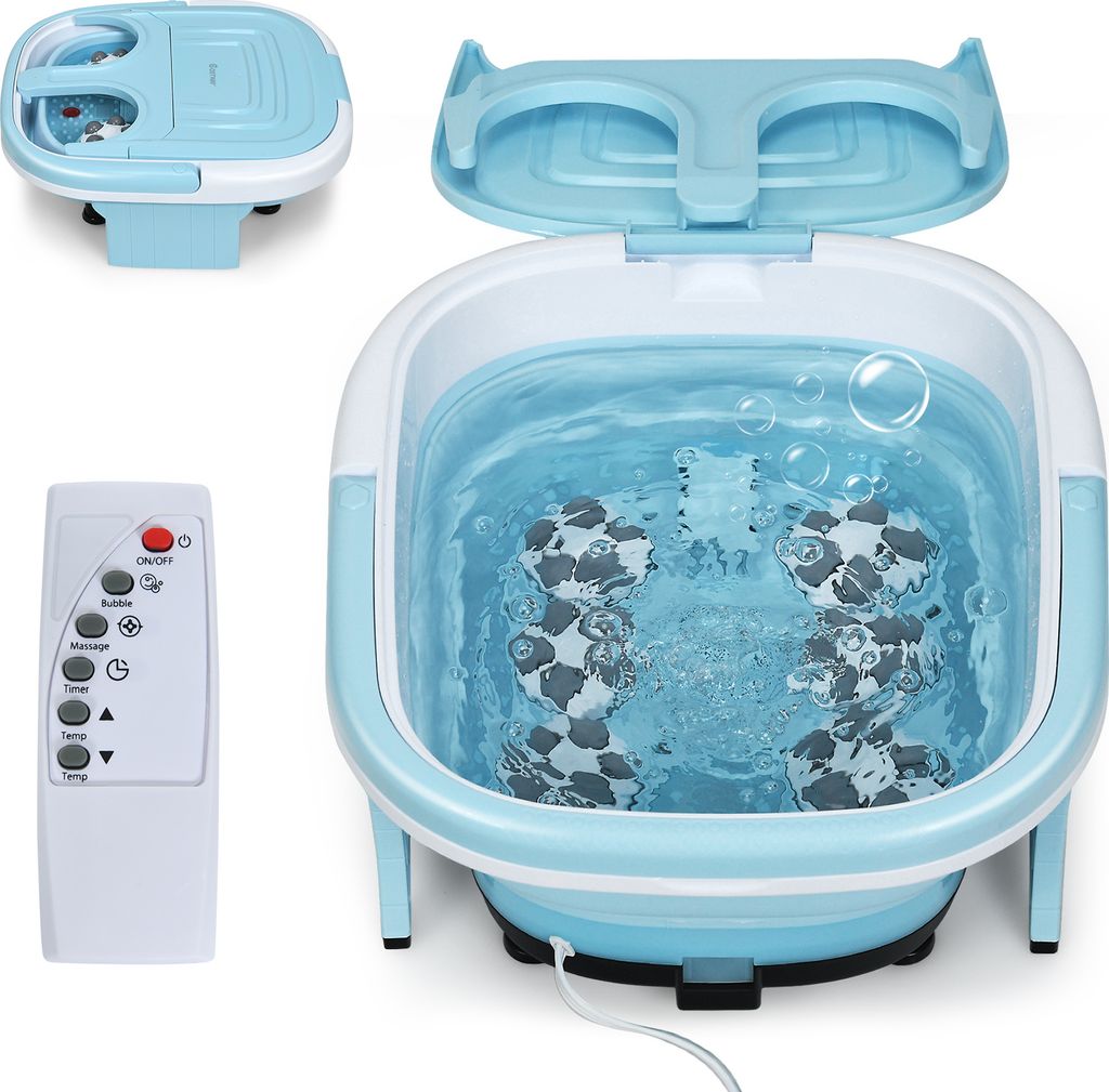 COSTWAY Fußbad klappbar, 500W Fußbadewanne Shiatsu Spa, Produktbild 