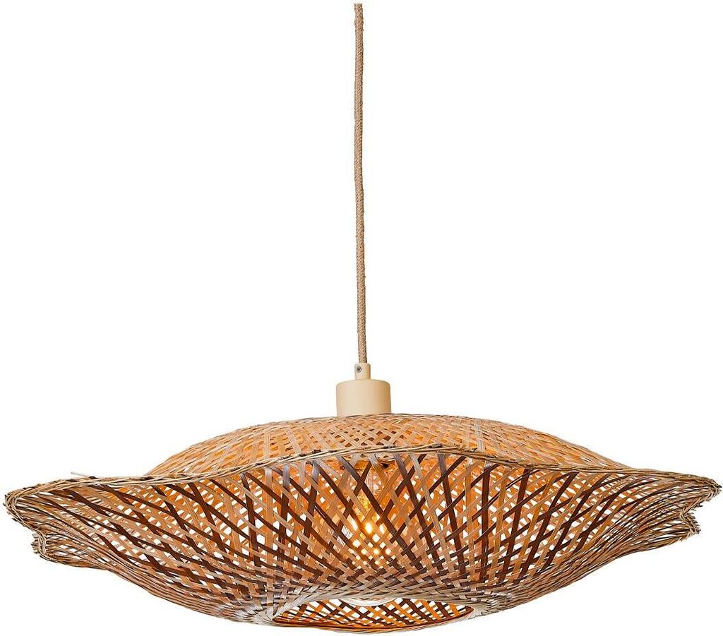 GOOD&MOJO - Hängeleuchte Madura - Natürlich - 220x60x17cm Hängelampe - Esstischlampe - Wohnzimmerlampe - Schlafzimmerlampe - Wohnzimmer