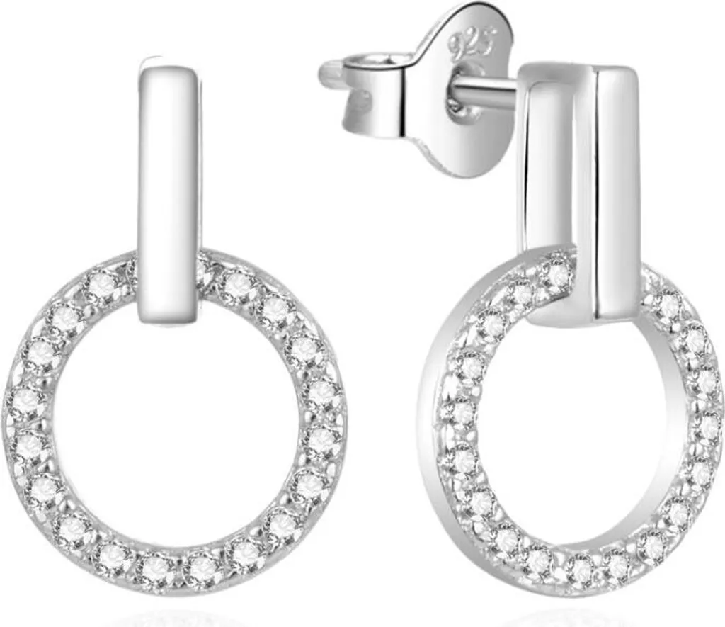 Orecchini in argento con Zircone-5337AL | Gioielli
