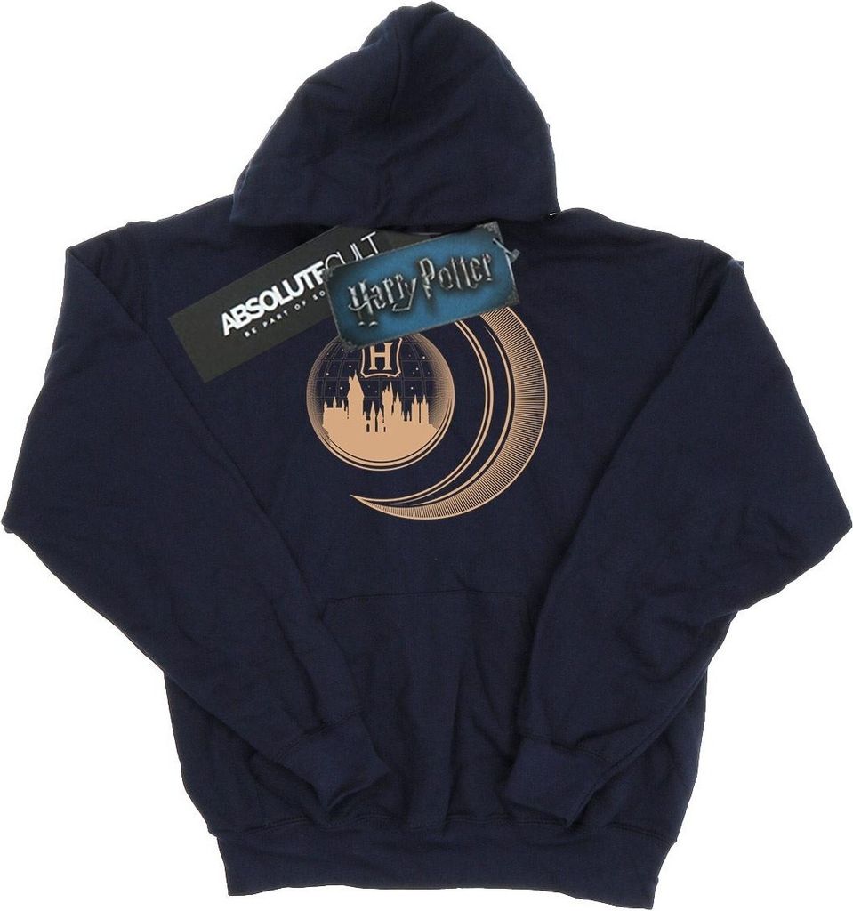 Harry Potter - "Hogwarts" Kapuzenpullover für Damen BI8659 (L) (Marineblau)