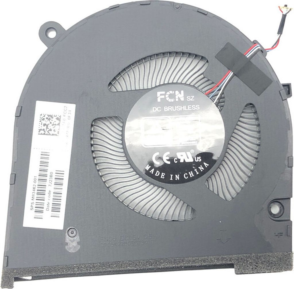 Lüfter Kühler FAN Cooler kompatibel für HP Spectre x360 16-F 16 INCH 2-IN-1