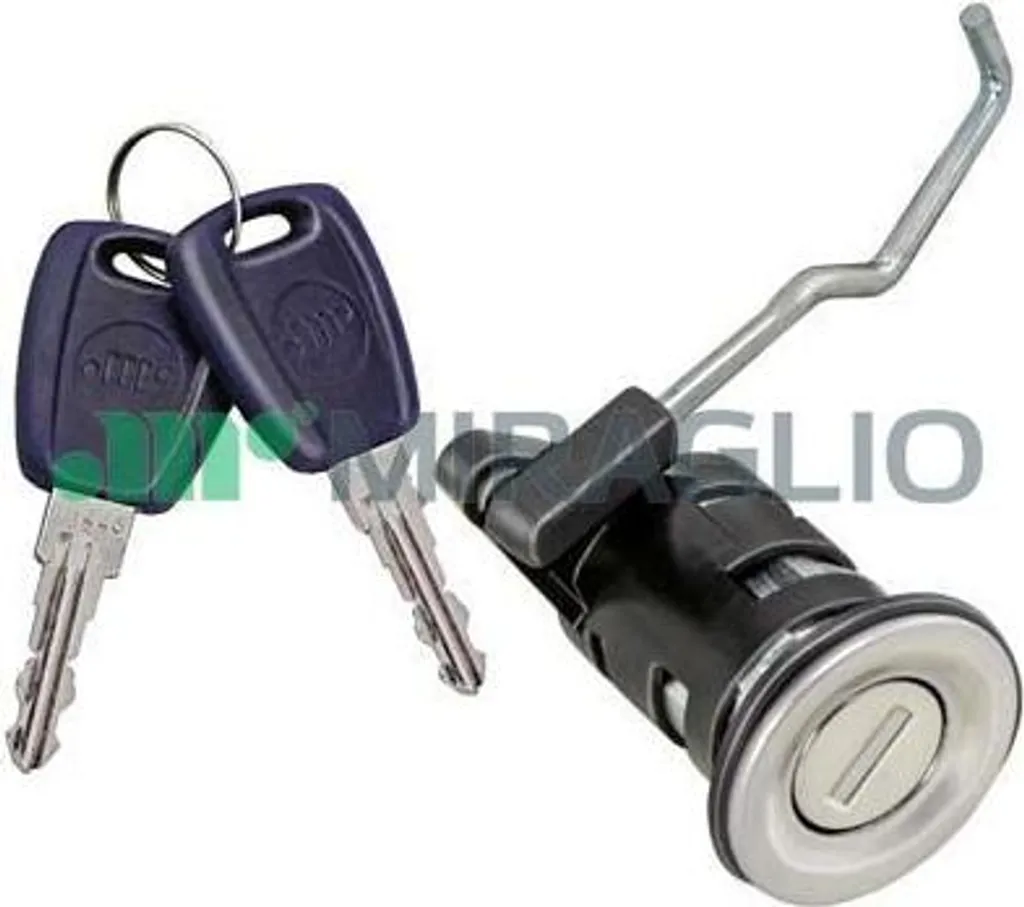 Barillet de porte pour Punto - Kit de fermeture Miraglio OE 46537790