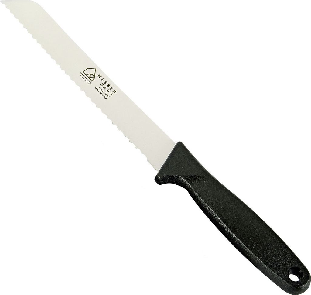 my basics 25220 mb Brotmesser 180mm Solid, schwarz/silber