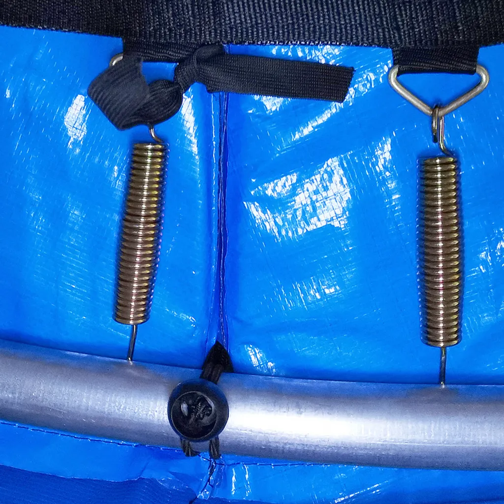 EINFEBEN Coussin de Protection de Trampoline Bleu 244cm Étanche - 5
