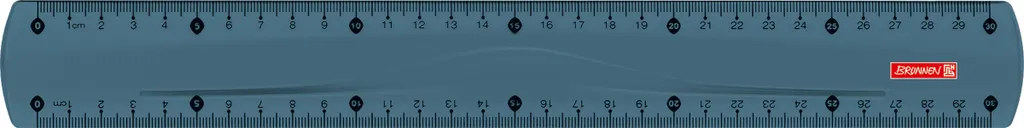Fini les tracés ratés avec la règle 30cm BRUNNEN 104973039 style Denim