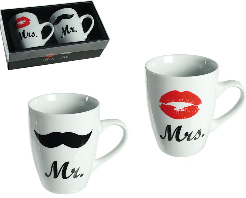 New Bone China-Becher, Mr. & Mrs., Produktbild 17