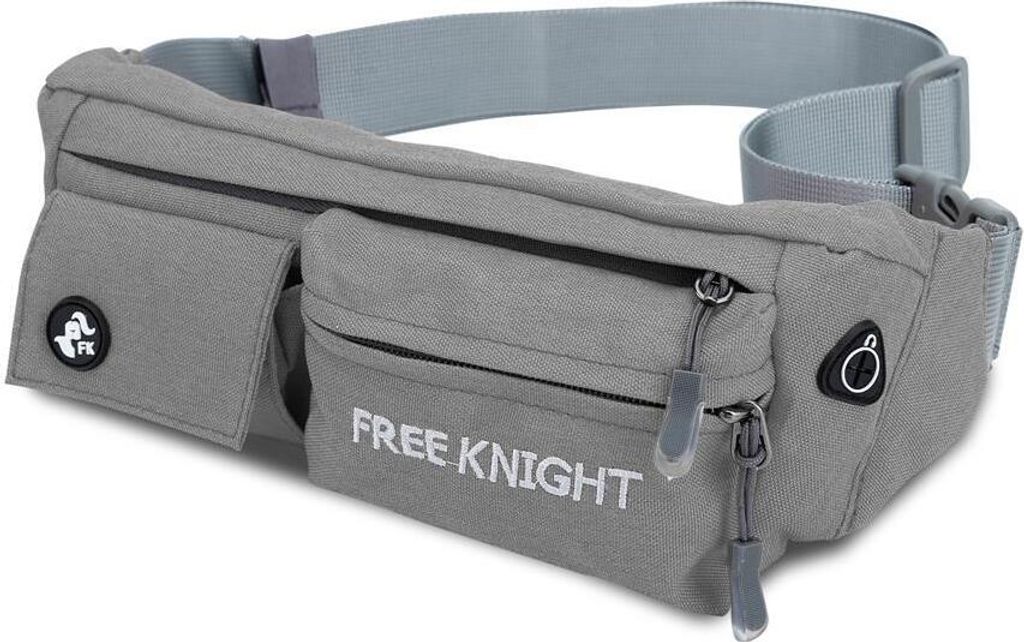 Cadorabo Sac ventral Gris Réglable en longueur Imperméable Sac de hanche  Sac de ceinture Sac de téléphone portable