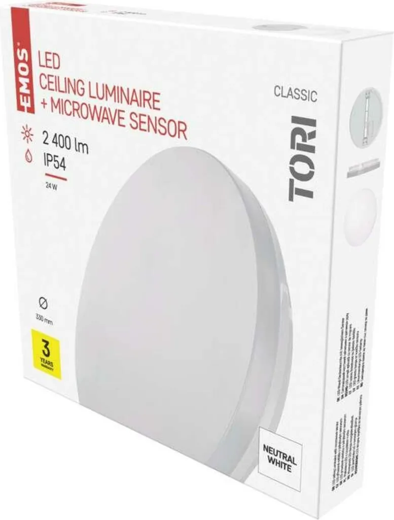 Offerta EMOS TORI ZM4329: Lampada LED 24W Sensore Movimento 33cm