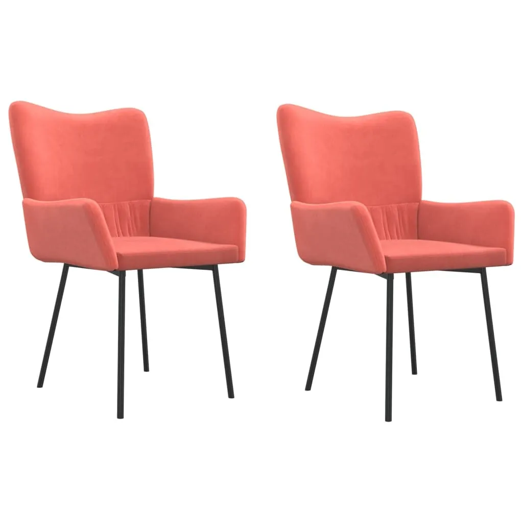 vidaXL Sedie Rosa in Velluto: Recensione, Prezzo e Caratteristiche