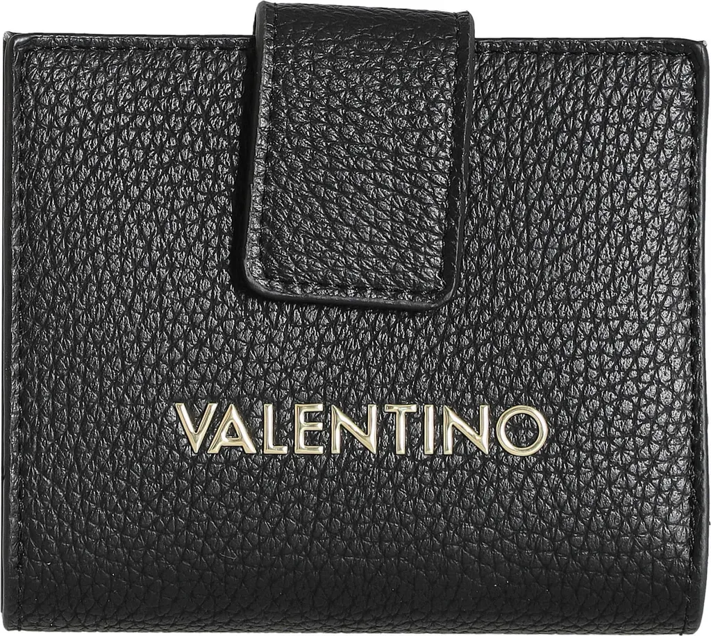Portafoglio Valentino Alexia Nero: Piccolo Portamonete 8 Slot Carte