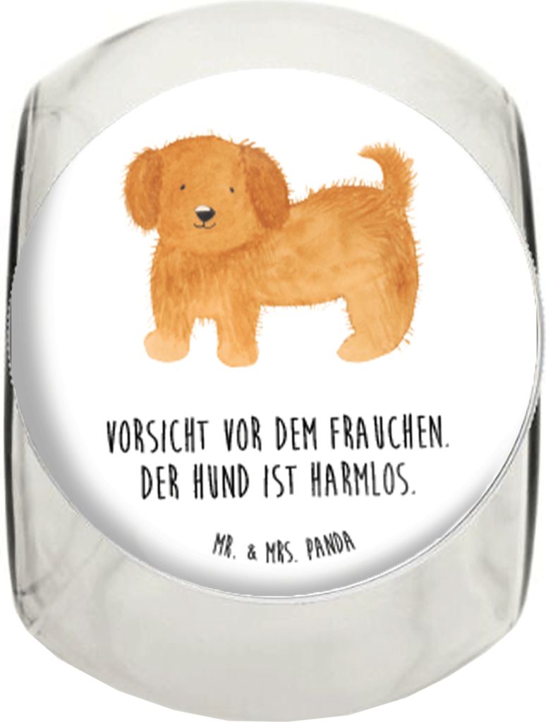 Mr. & Mrs. Panda keksglas Hund Flauschig L 870ml - Weiß - Produktbild 