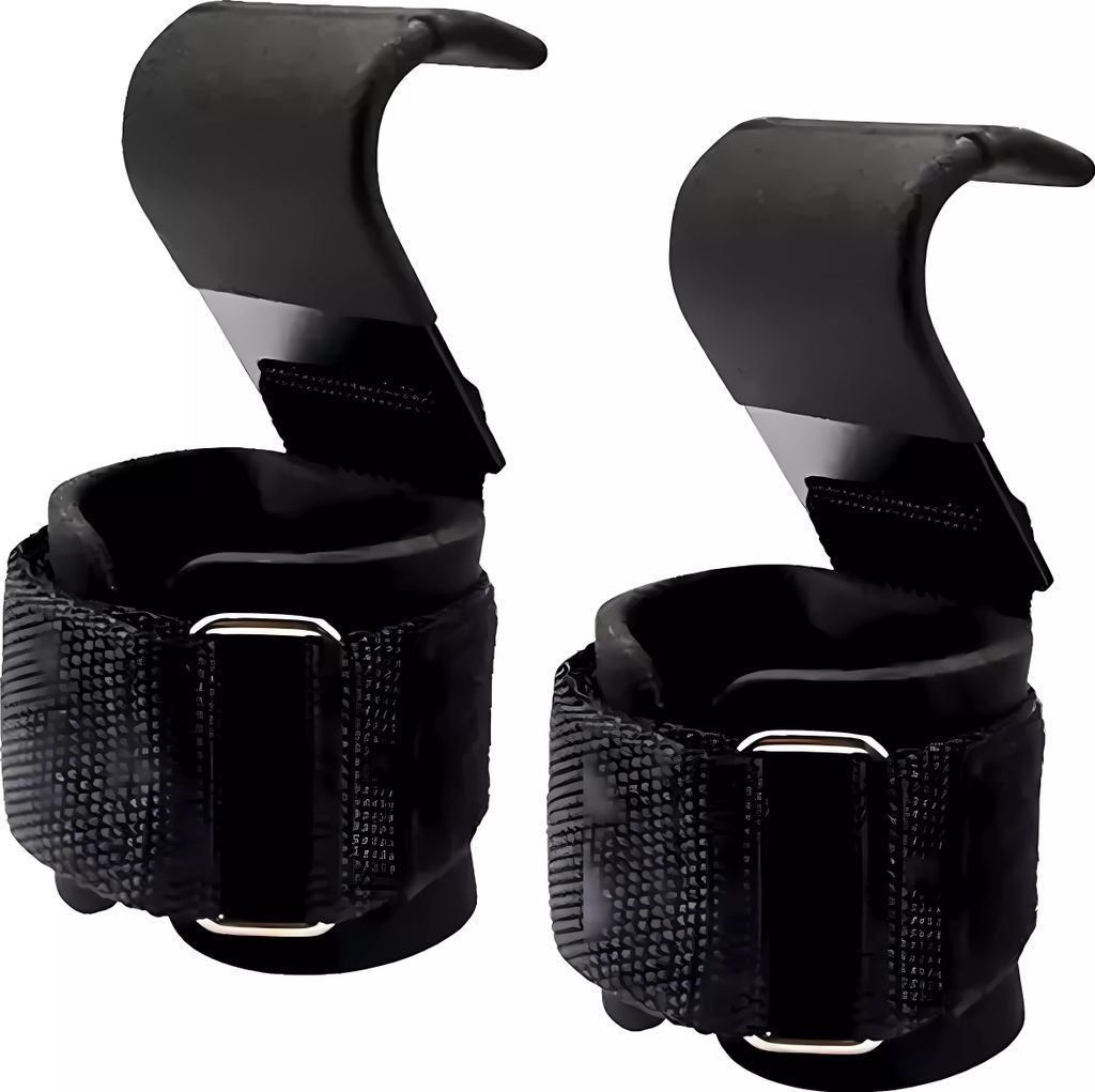 APT FT47 Ganci fitness per deadlift neri 2 pz Immagine del prodotto 
