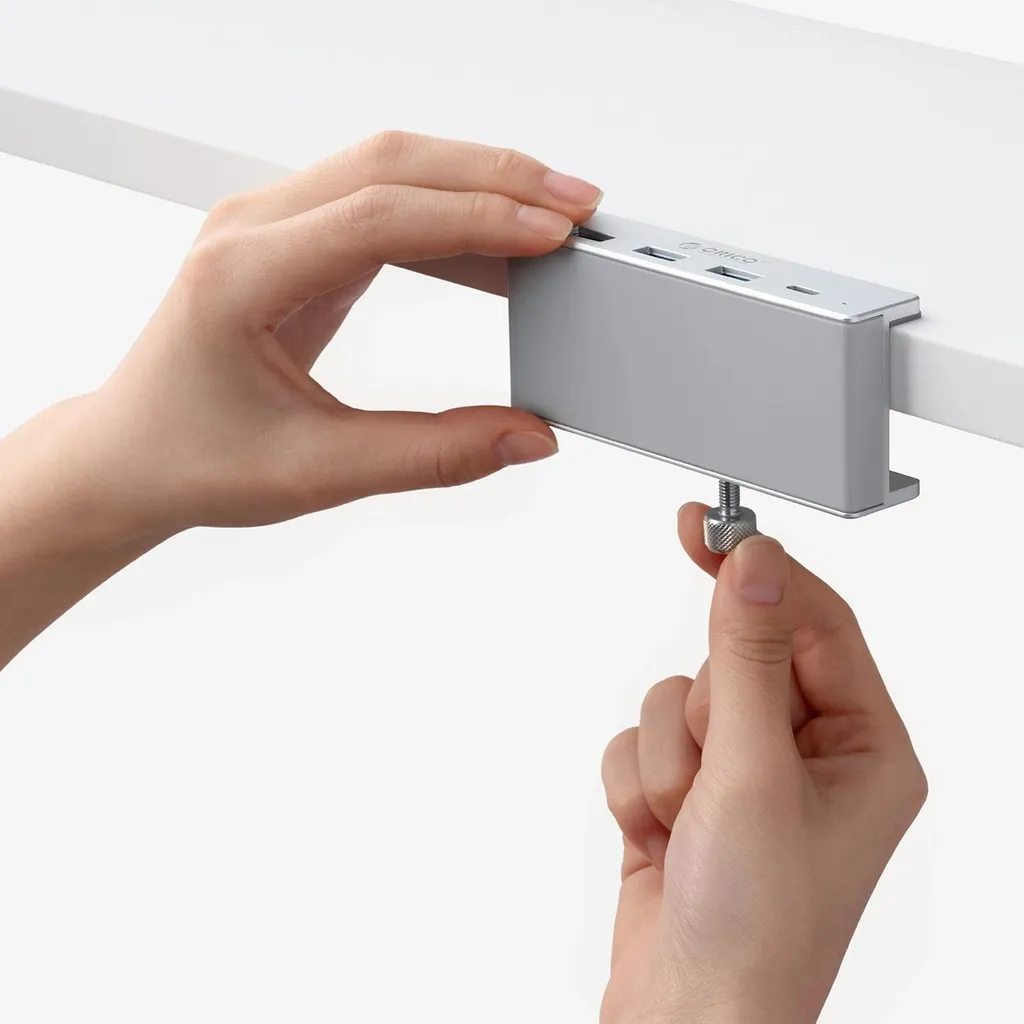 Offerta Hub USB-C ORICO Morsetto Alluminio - 4 Porte 5Gbps - 3