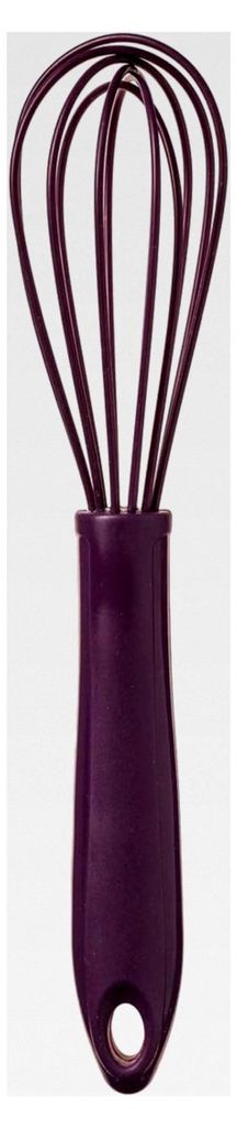 Schneebesen M | Silikon & BPA-frei | Hitzebeständig | Spülmaschinengeeignet | 22 cm | Farbe: lila