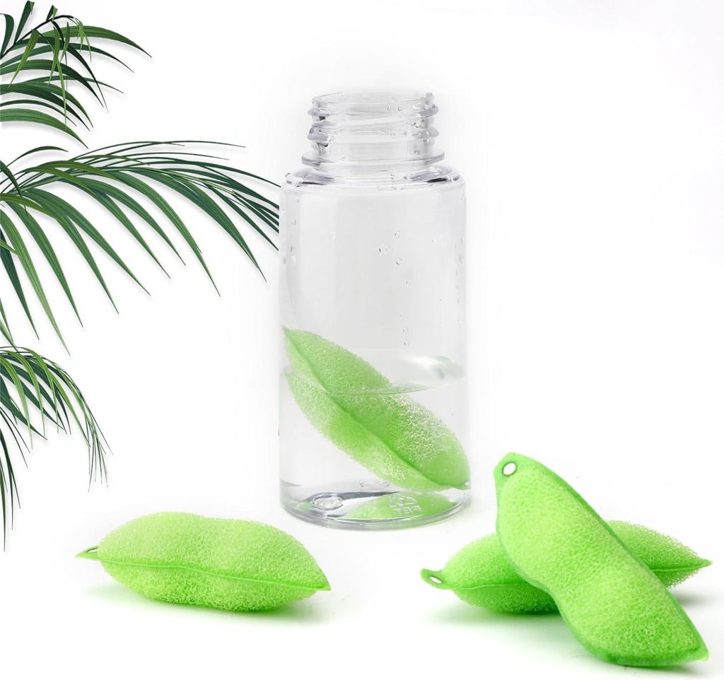 6 Stück Flaschenreiniger, Magic Beans Flaschenschwamm, Flaschenreiniger, Magic Beans Bottle Clean Reinigungsbohnen, 8 x 2 x 2 cm Beans Bottle Clea...