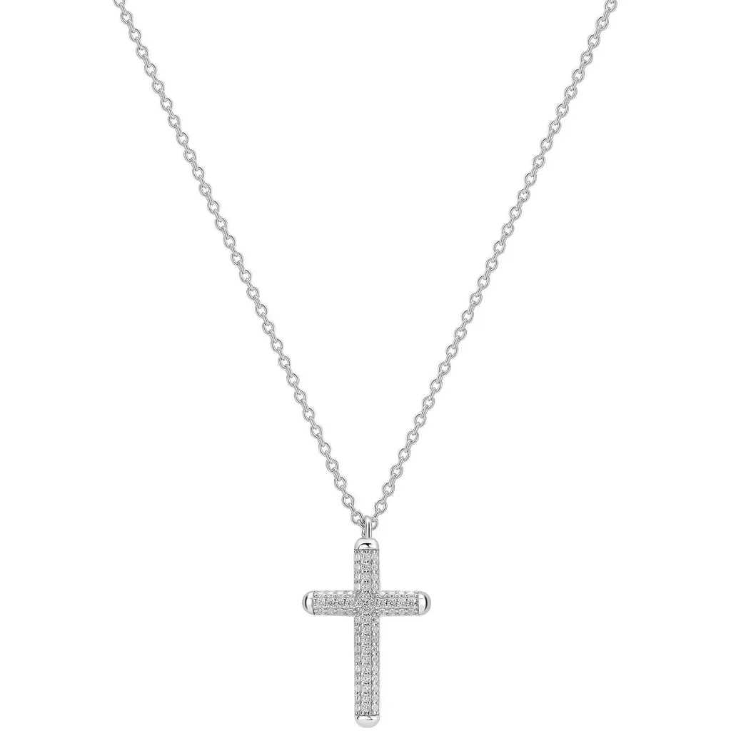 Collana Donna Rosato Bianca Argento e Zirconi - Prezzo Speciale Online