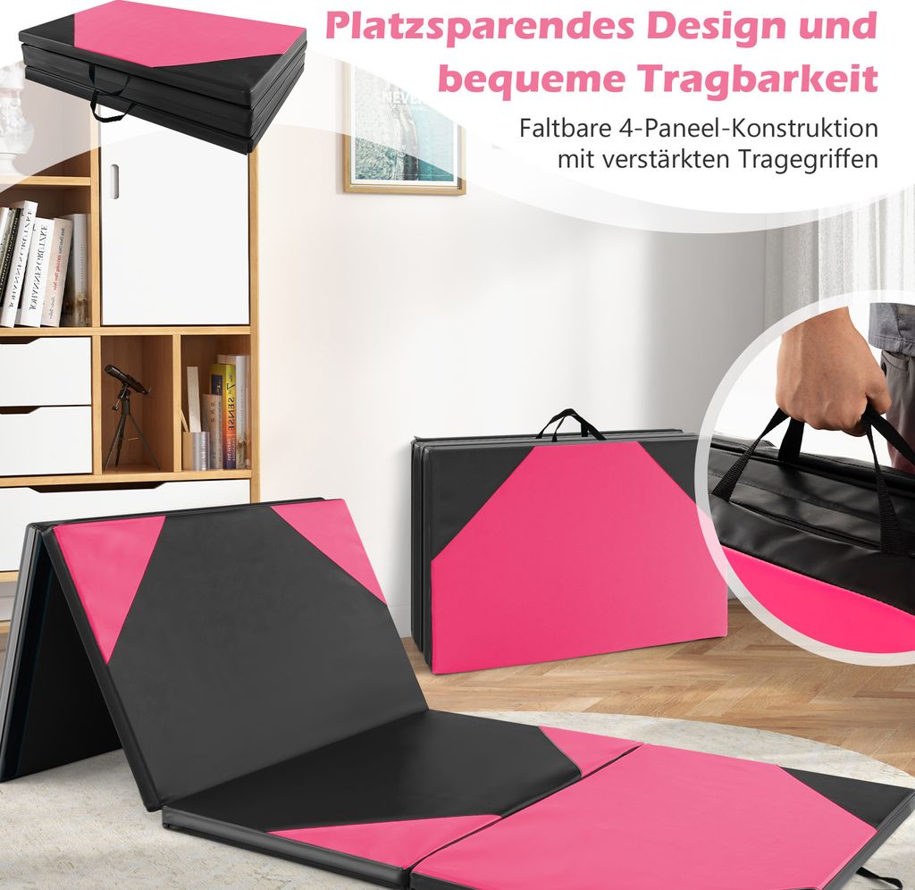 Skládací měkká podložka COSTWAY, 300 x 120 cm, přenosná Obrázek produktu 5