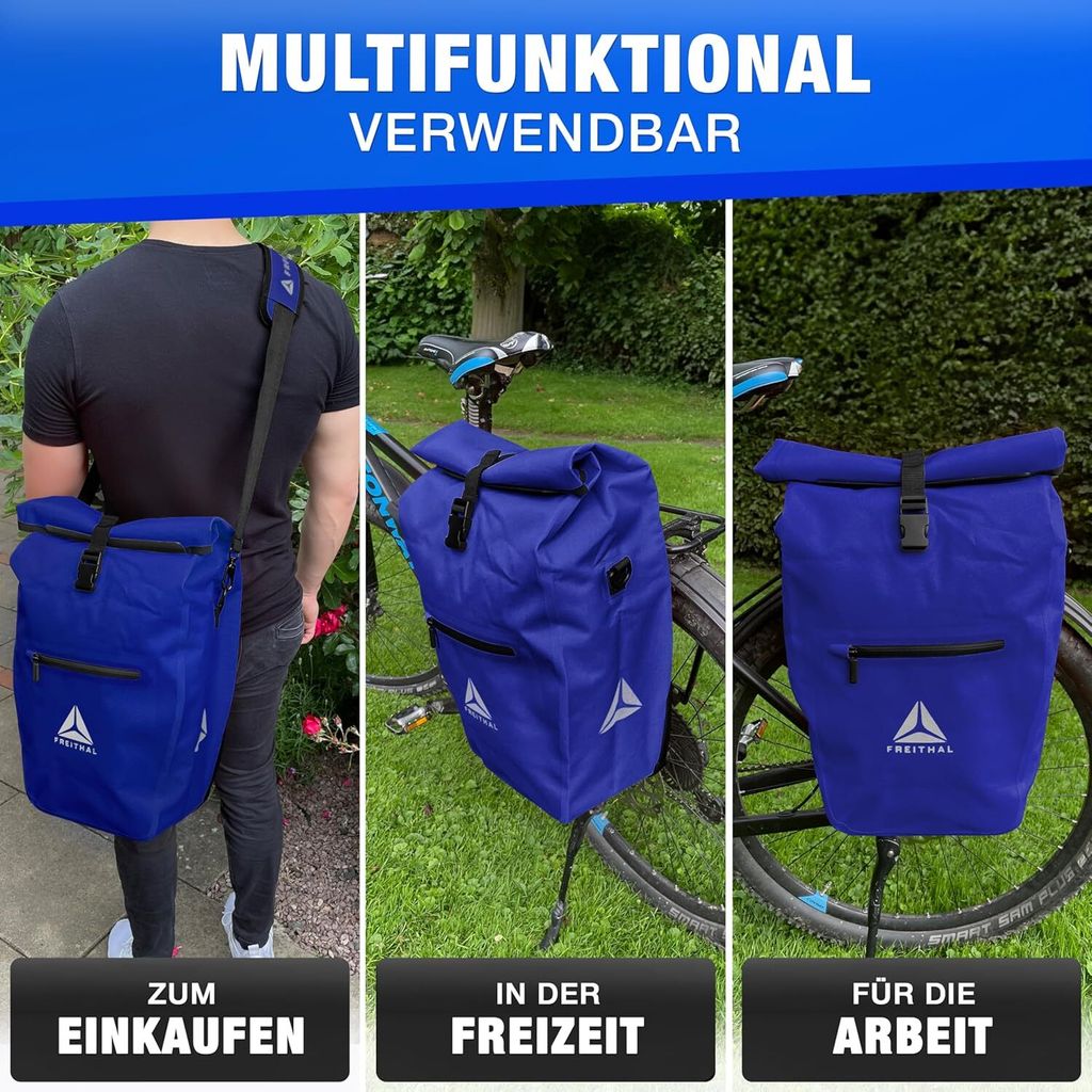 FREITHAL - Fahrradtasche fr Gepcktrger aus recyceltem