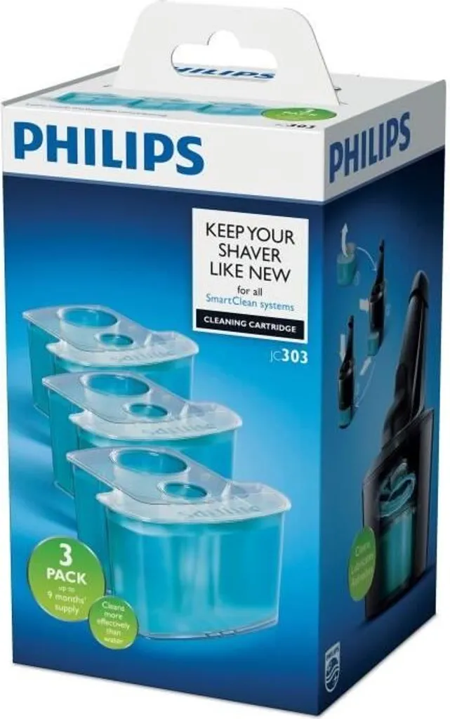 Pack 3 Cartouches Philips JC303/50 SmartClean Lubrification et Propreté - 3