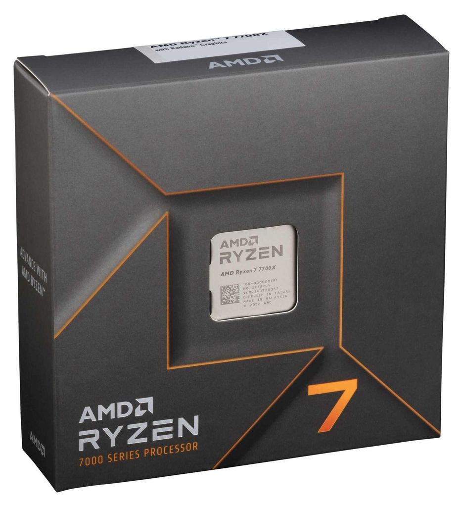 AMD   Ryzen 7  7700X  4,5GHz   AM5  40MB Cache Image du produit 
