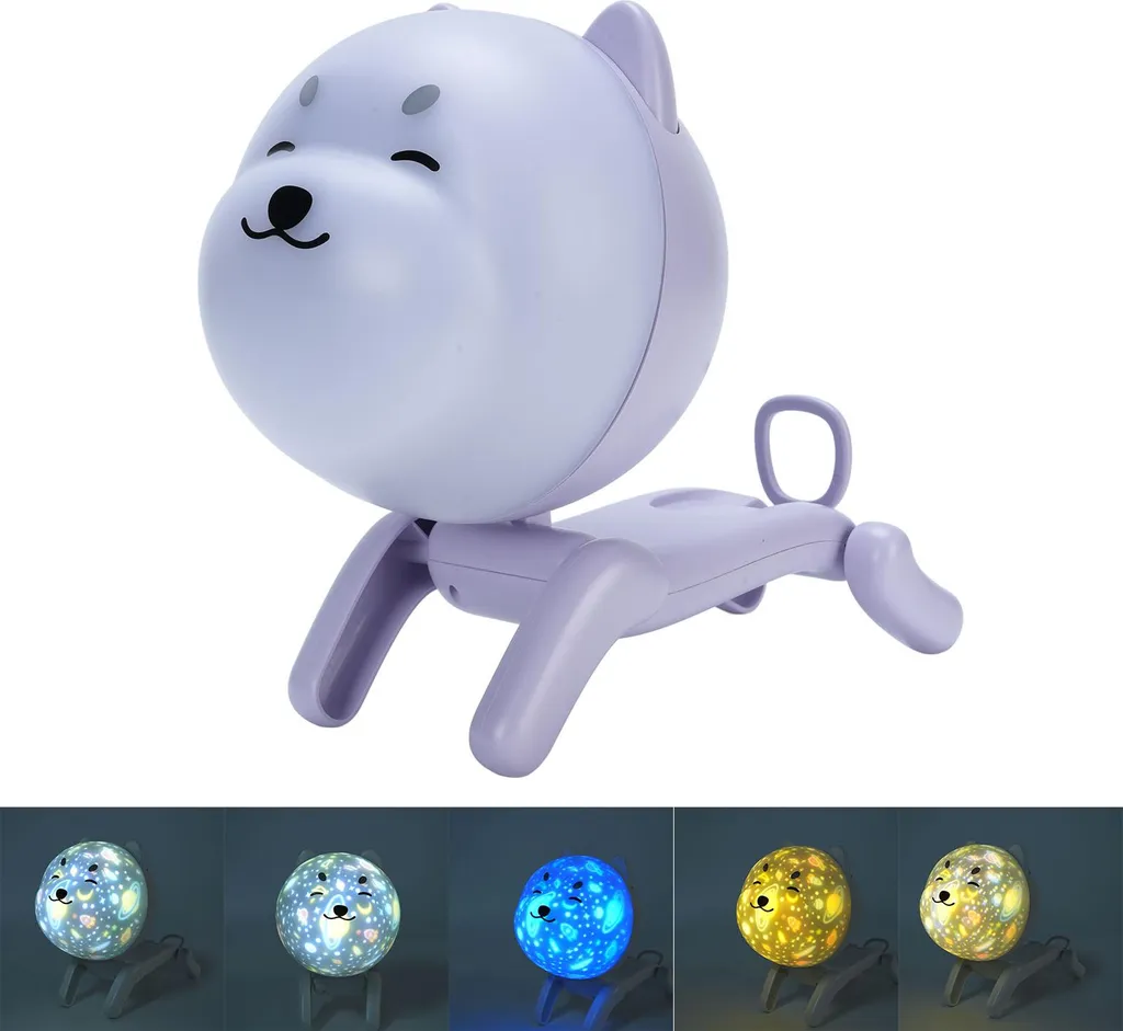 Projecteur LED Star Light rotatif rechargeable avec effets de lumière