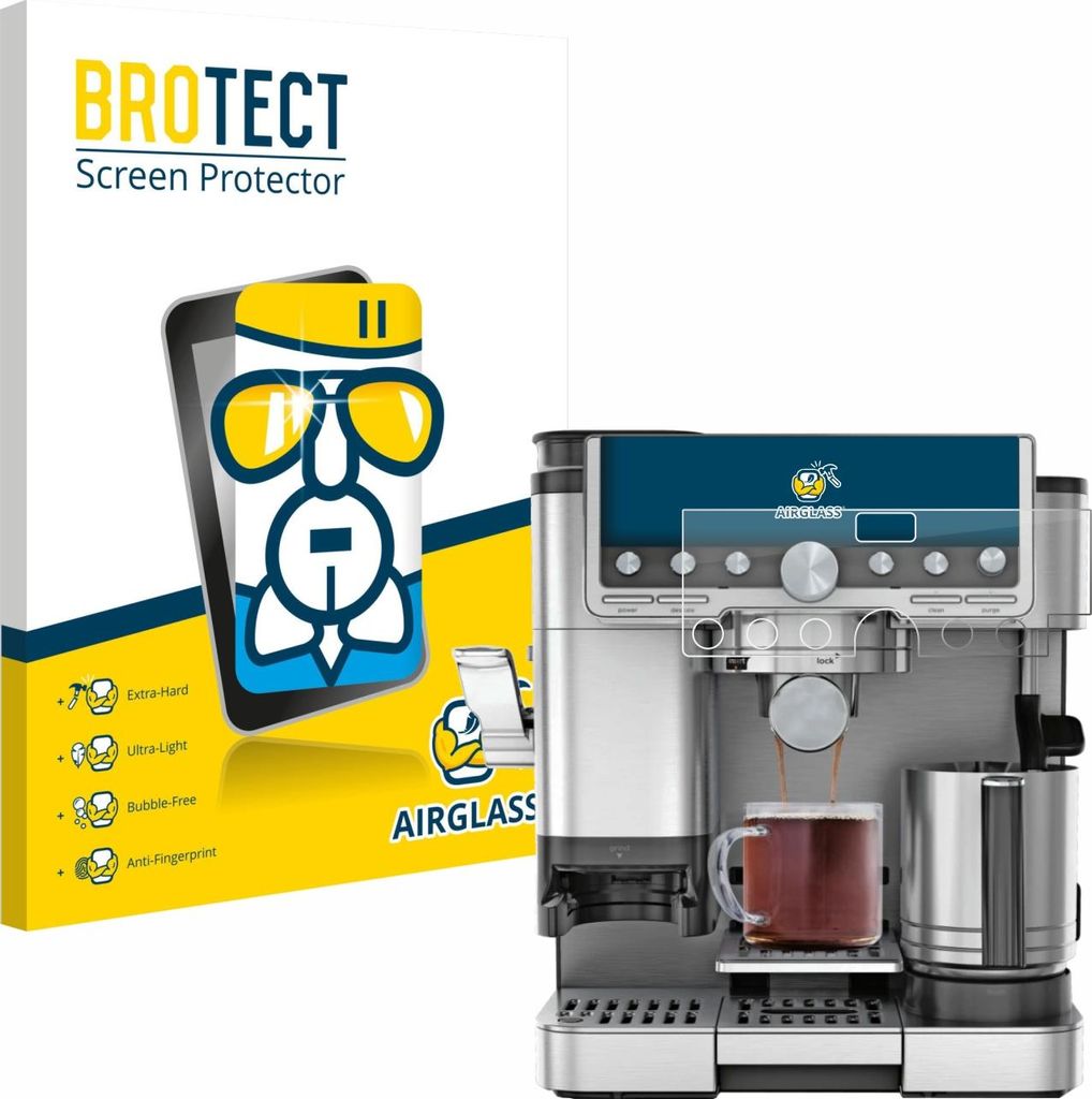 BROTECT Schutzglas für Ninja Luxe Cafe Pro ES701EU Schutzfolie Panzer Folie Glas Display Schutz klar