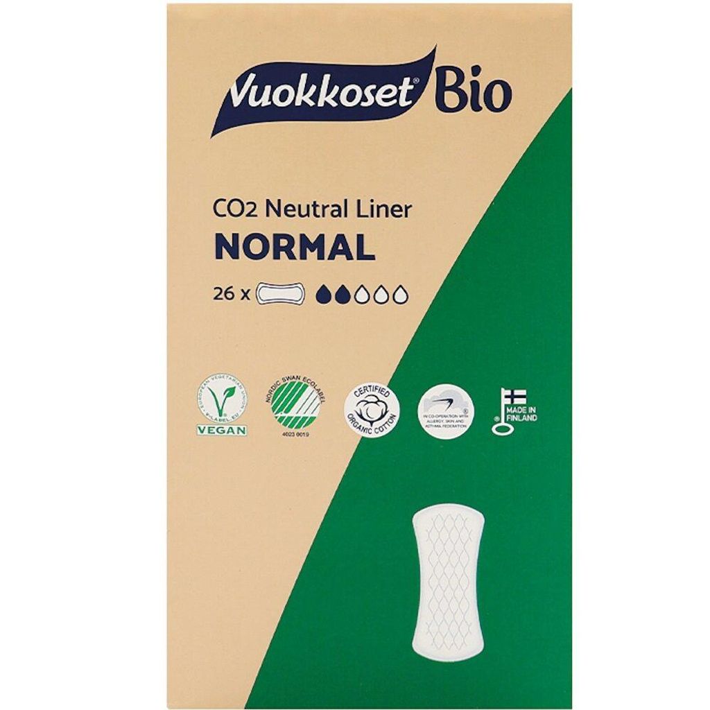 VUOKKOSET BIO Slipové vložky Normal (26 ks) Obrázok produktu 