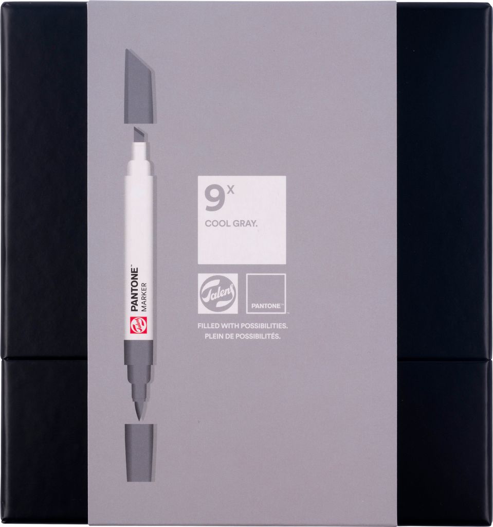 Talens | Pantone Marker Set 9x Cool Gray