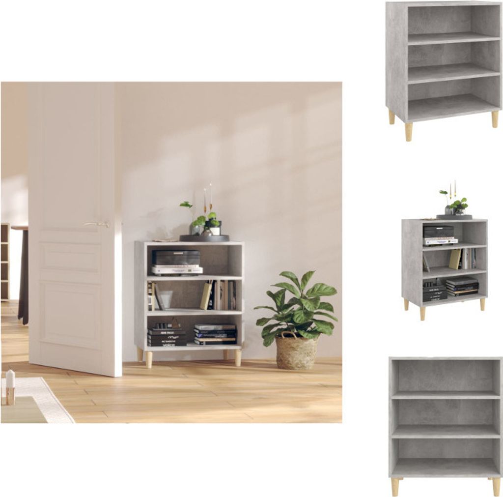 vidaXL Sideboard Betongrau 57x35x70 cm Holzwerkstoff -  Produktbild 