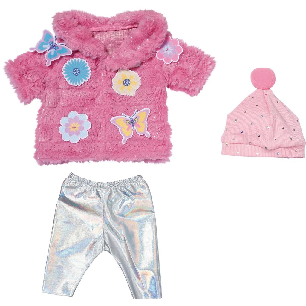 BABY born fluffy coat 43cm Zdjęcie produktu 