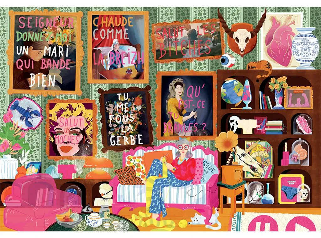 Grand puzzle de 2000 pièces Marie-Chantal Art pour adultes experts