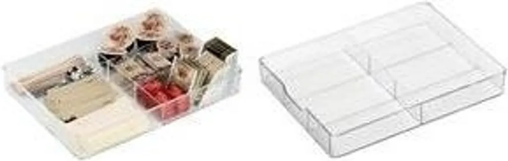 Caddy Coffee Point transparent Durable 338419 avec compartiments - 8