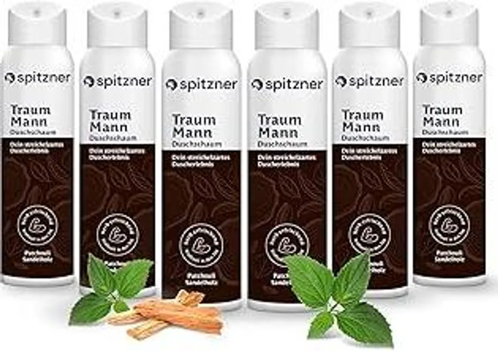 Spitzner Schiuma doccia Pure Man 6 x 150 m