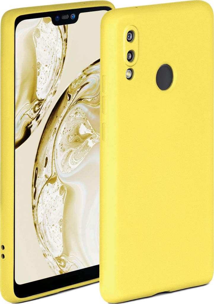 SOFT CASE für Huawei P20 Lite, Farbe:Narzissengelb