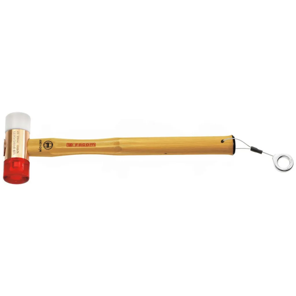 Facom SLS Marteau plastique 32 mm - Système antichute et frappe sans trace