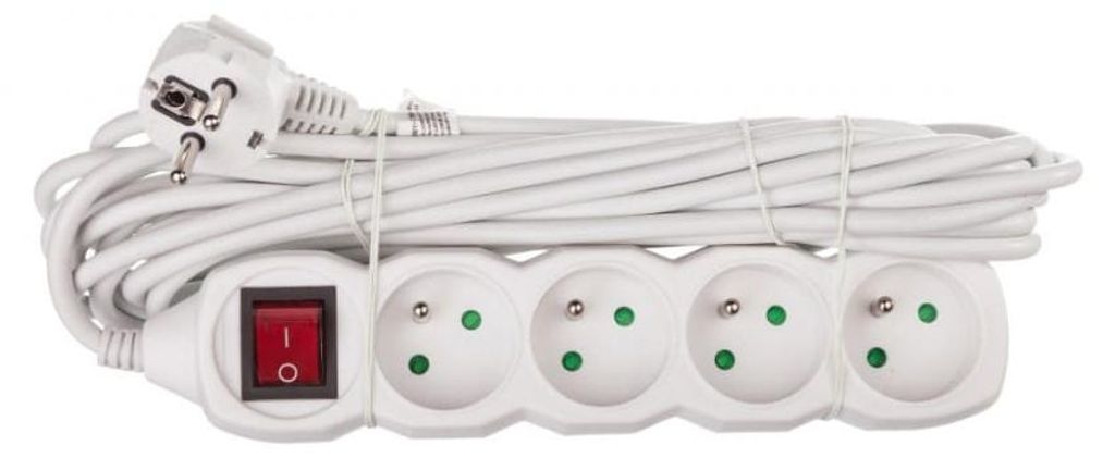 Emos 1902140700, 250 V, 10 A, 220-240 V, color blanco Imagen del producto 