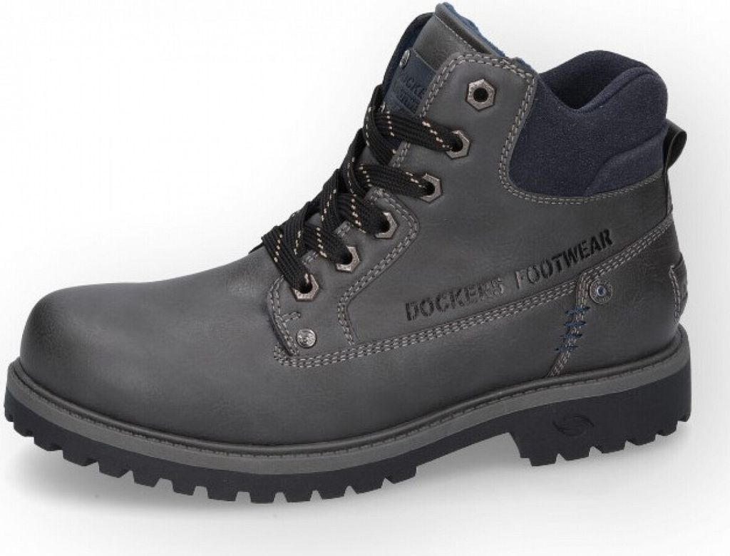 Dockers by Gerli Herren Stiefel in Grau, Größe 41