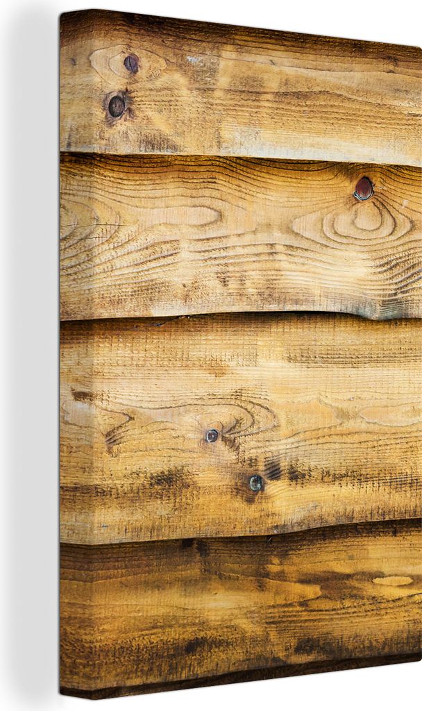 OneMillionCanvasses - Leinwandbilder - 90x140 cm, Vintage - Holz - Kofferraum - Textur, Wandbilder Kunstdruck Wanddekoration - Foto auf Leinwand ...
