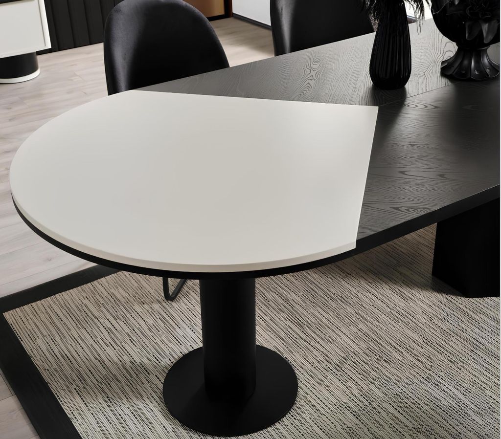 Essgruppe Esszimmer Gruppe Essecke Esstisch Stühle 7tlg Holz Schwarz