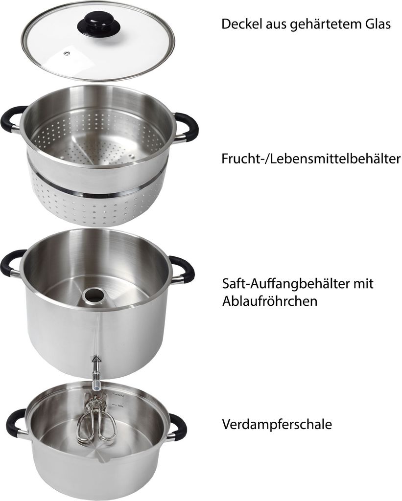 Dampfentsafter Lulles | Saftpresse elektrisch | Entsafter | Produktbild 14