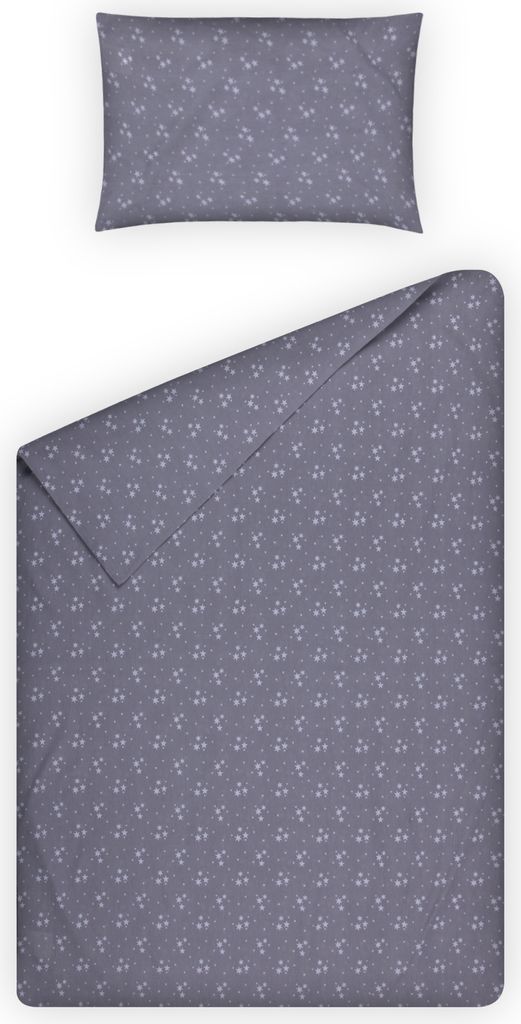 Kinder Bettwäsche 100x135/40x60cm 2-teilig Sterne Produktbild 