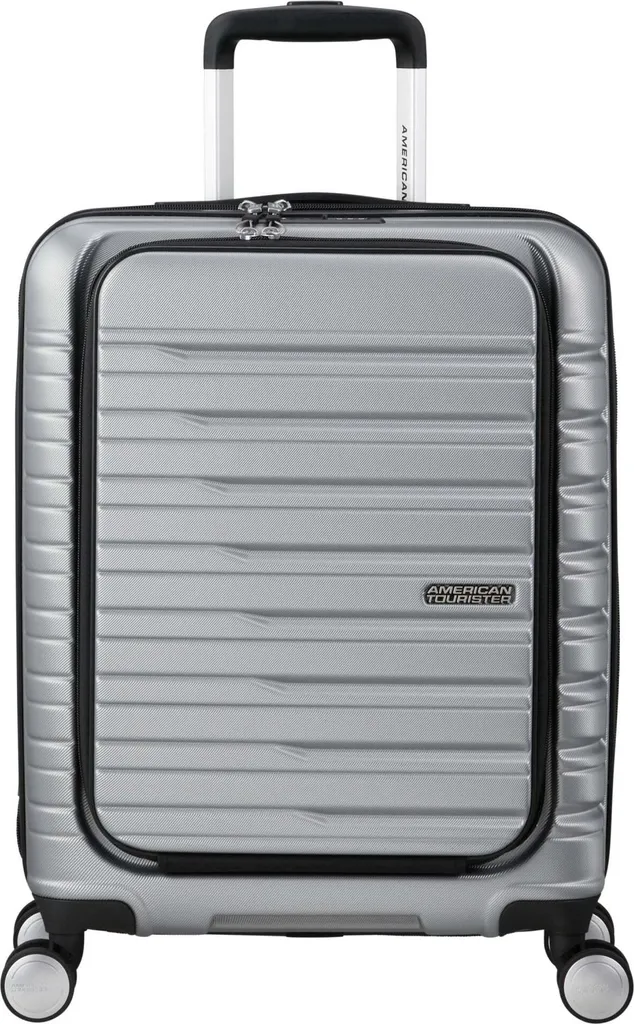 Trolley rigide Flashline Spinner 55 avec compartiment PC Frontloader gris
