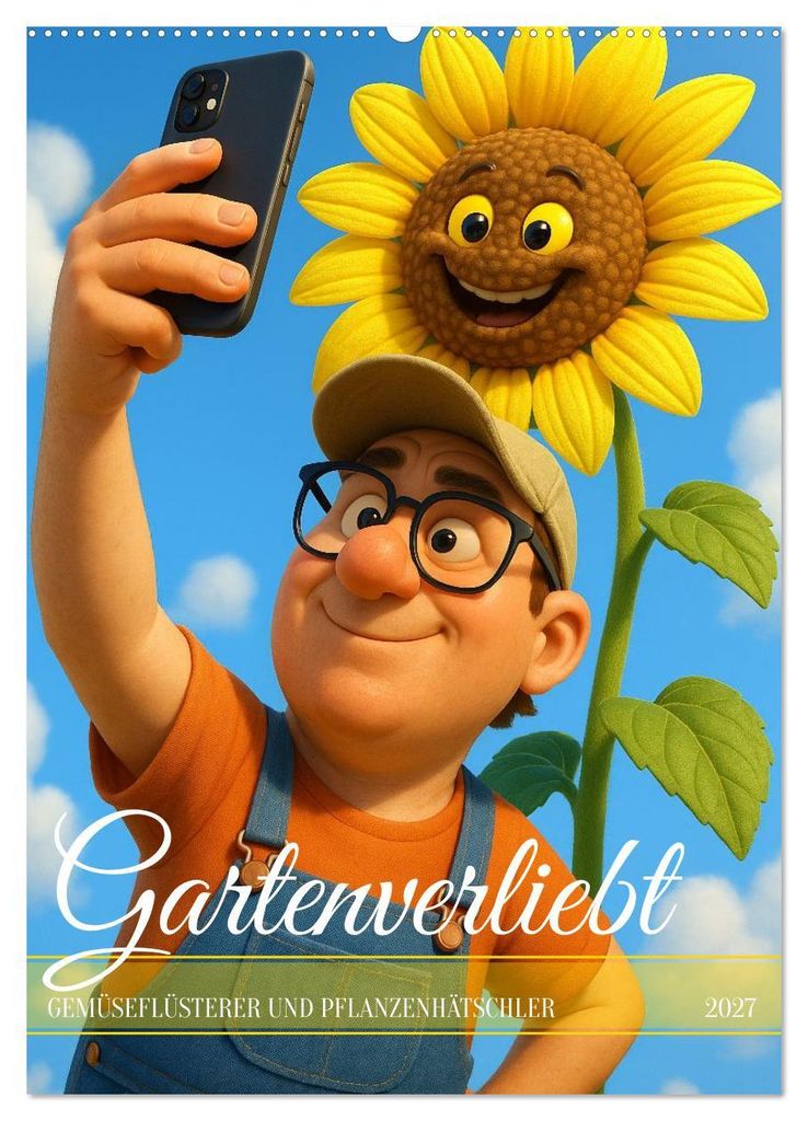 Gartenverliebt (Wandkalender 2027 DIN A2 hoch), CALVENDO Monatskalender