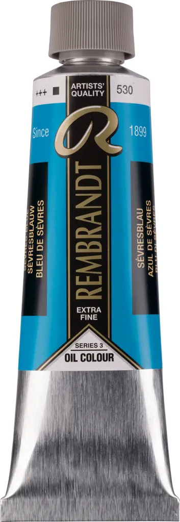 Bleu de Sèvres 530 Rembrandt Huile 150 ml à Forte Teneur en Pigments